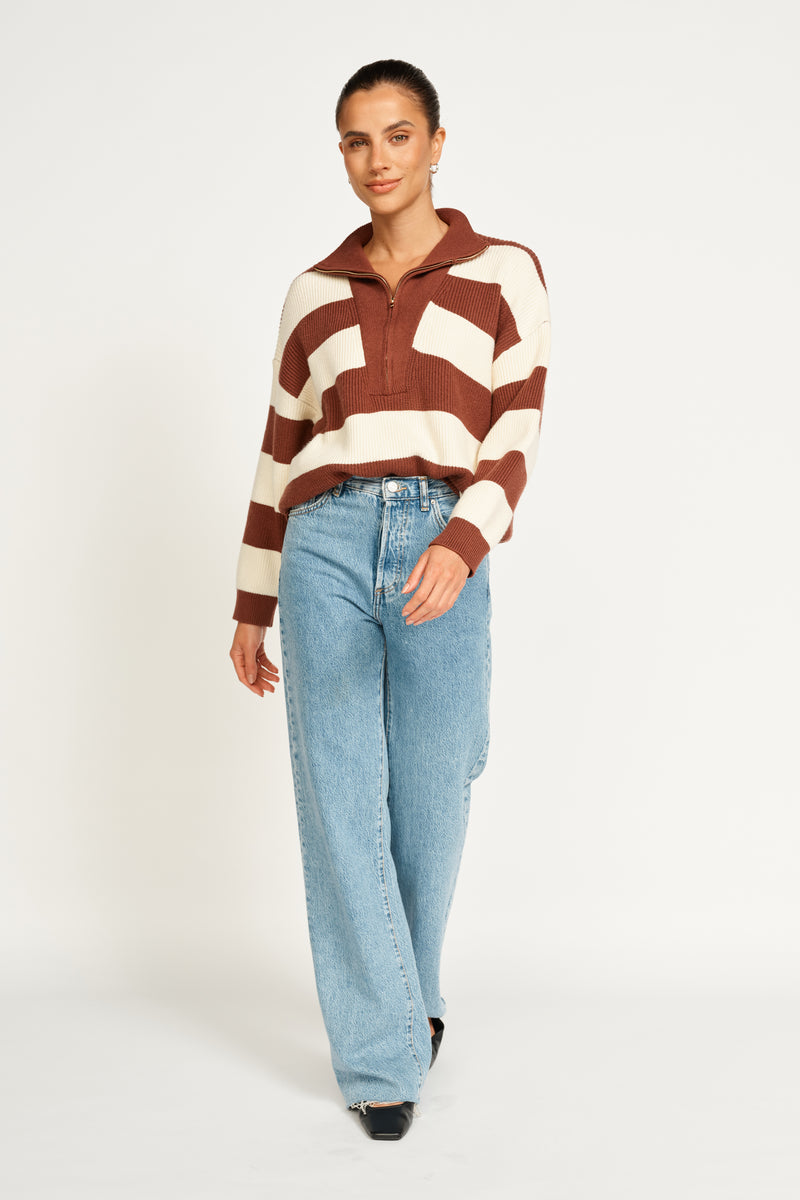 Breastfeeding Friendly Knit Jumper Apero Label