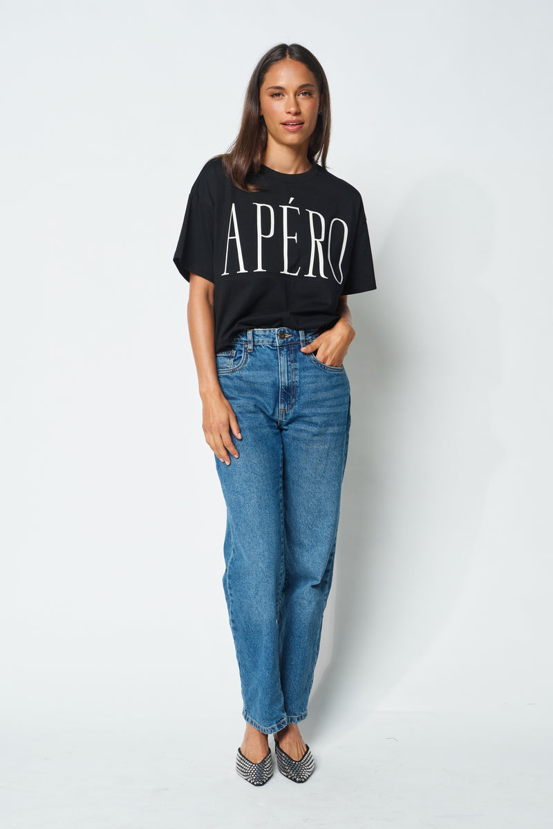 Black and White Breastfeeding Friendly Tee – Apero Label