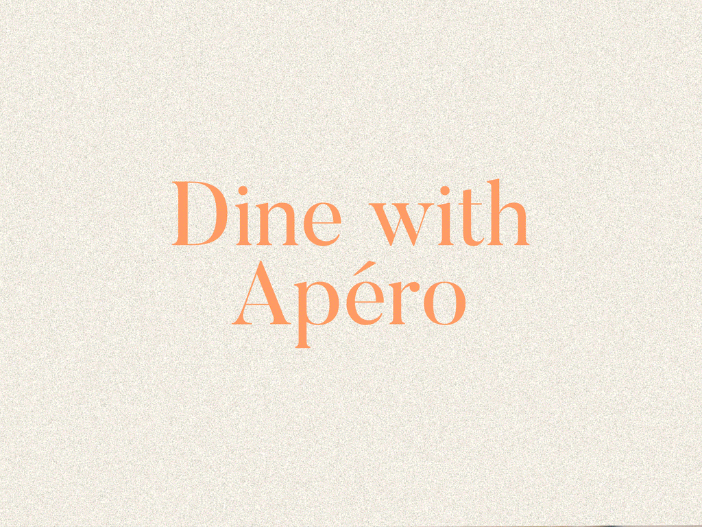 Dine with Apéro - Apero Label