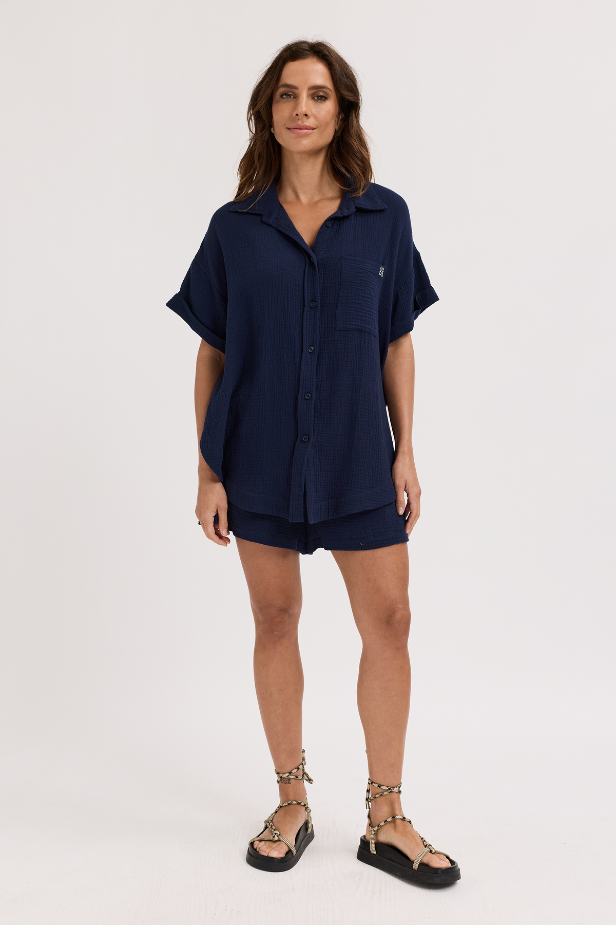 Reese Relaxed Short - Navy