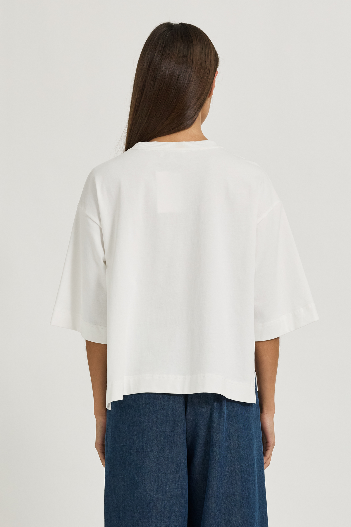 Oslo Wrap Side Tee - White