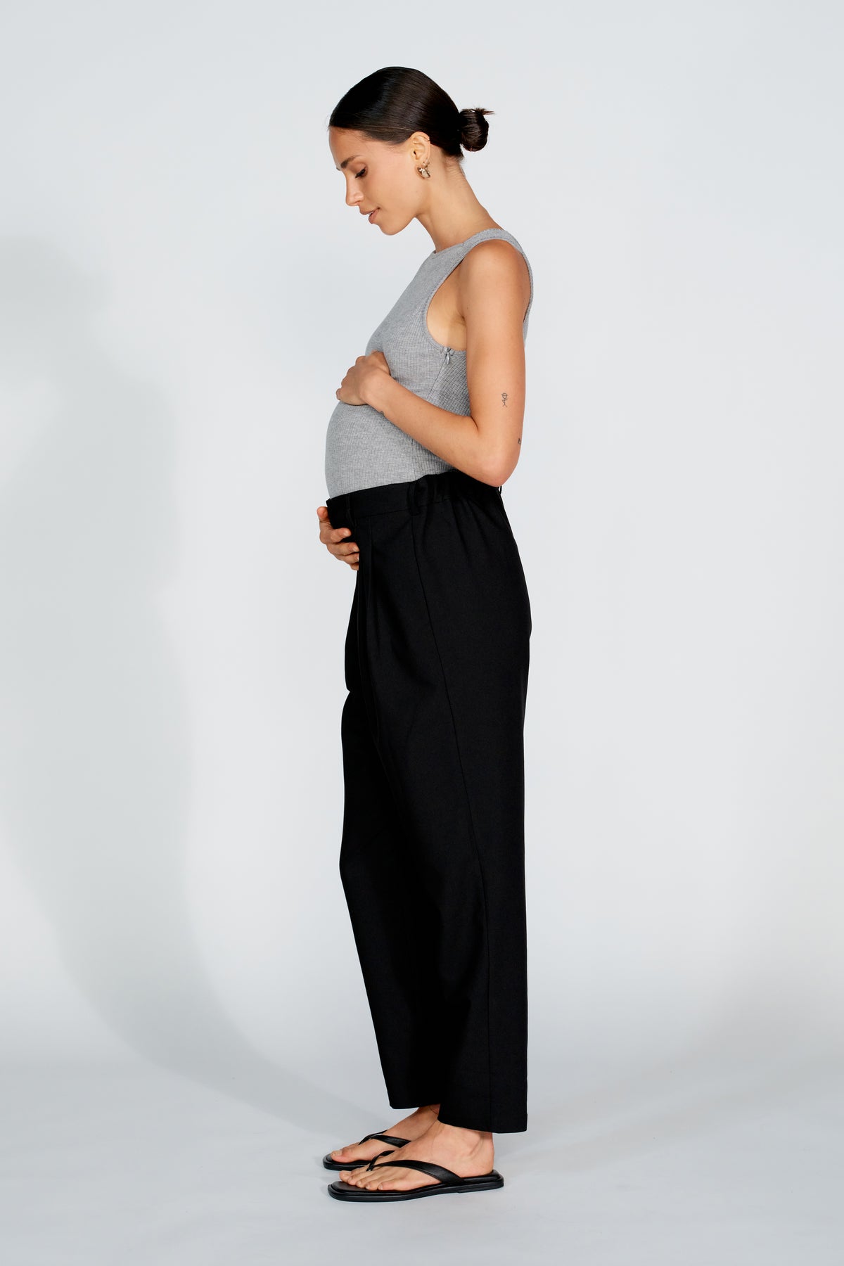Sadie Adjustable Tailored Trouser - Black