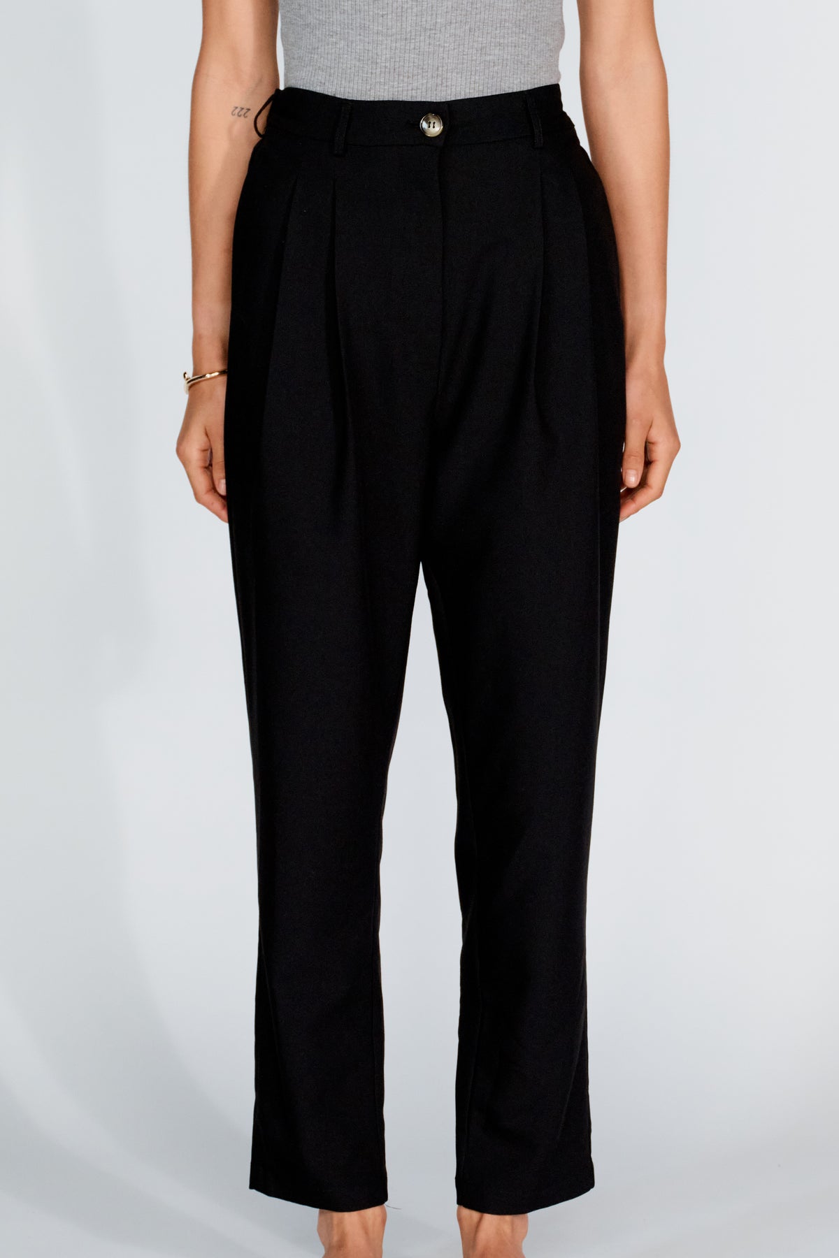 Sadie Adjustable Tailored Trouser - Black