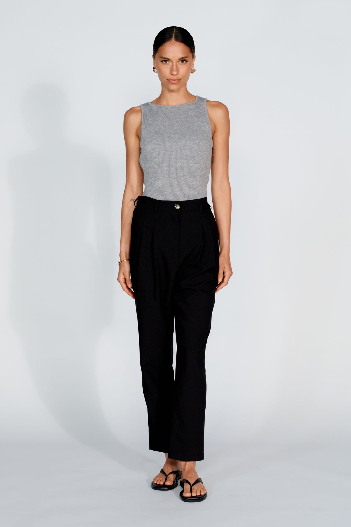 Sadie Adjustable Tailored Trouser - Black