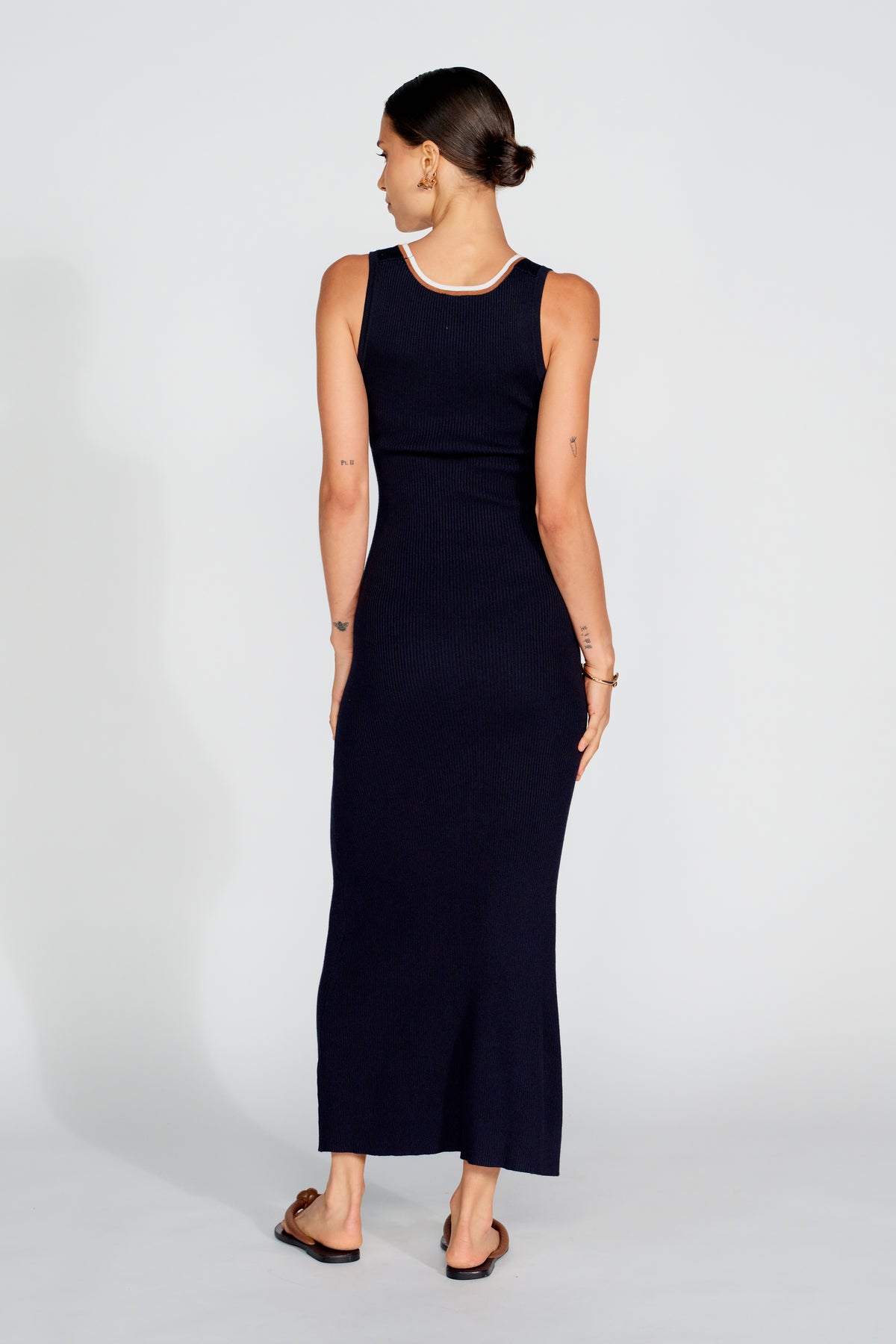 Rowe Knit Scoop Tank Dress - Navy