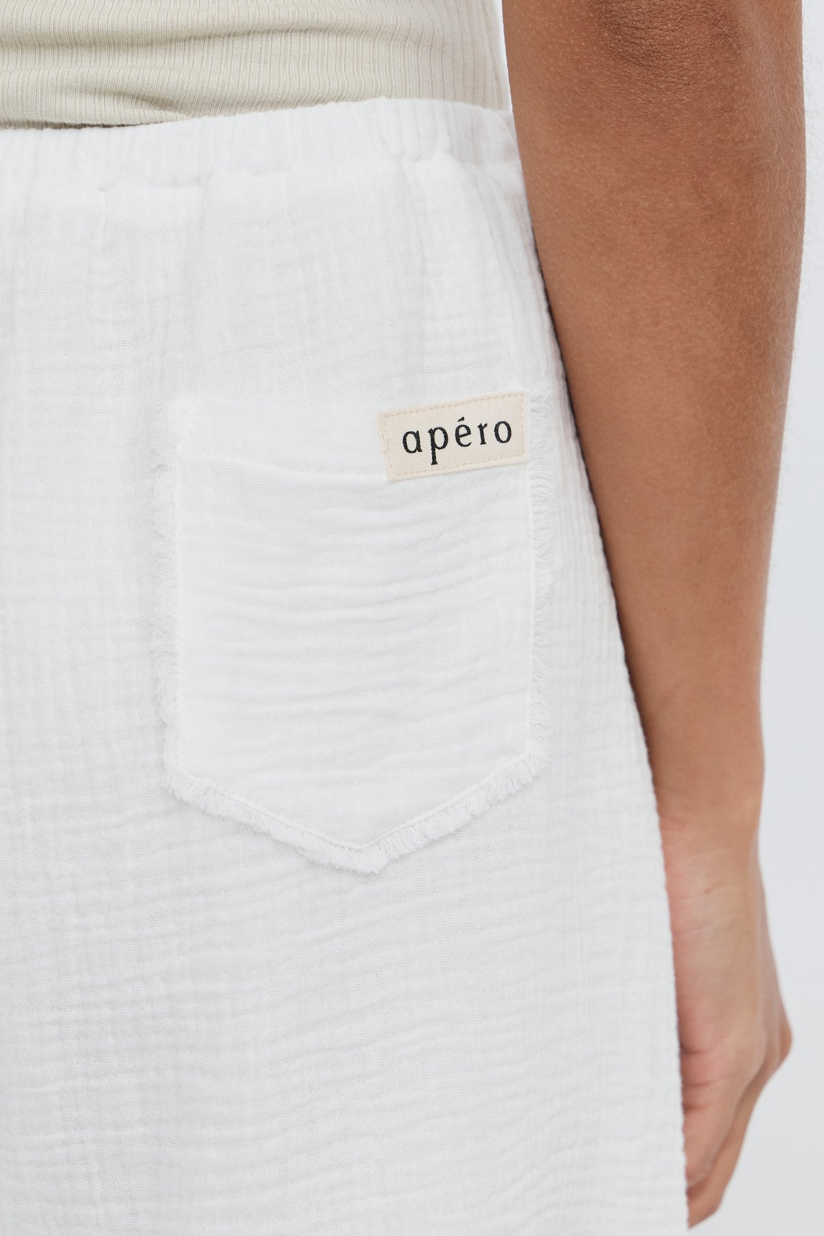 Reese Relaxed Short - White