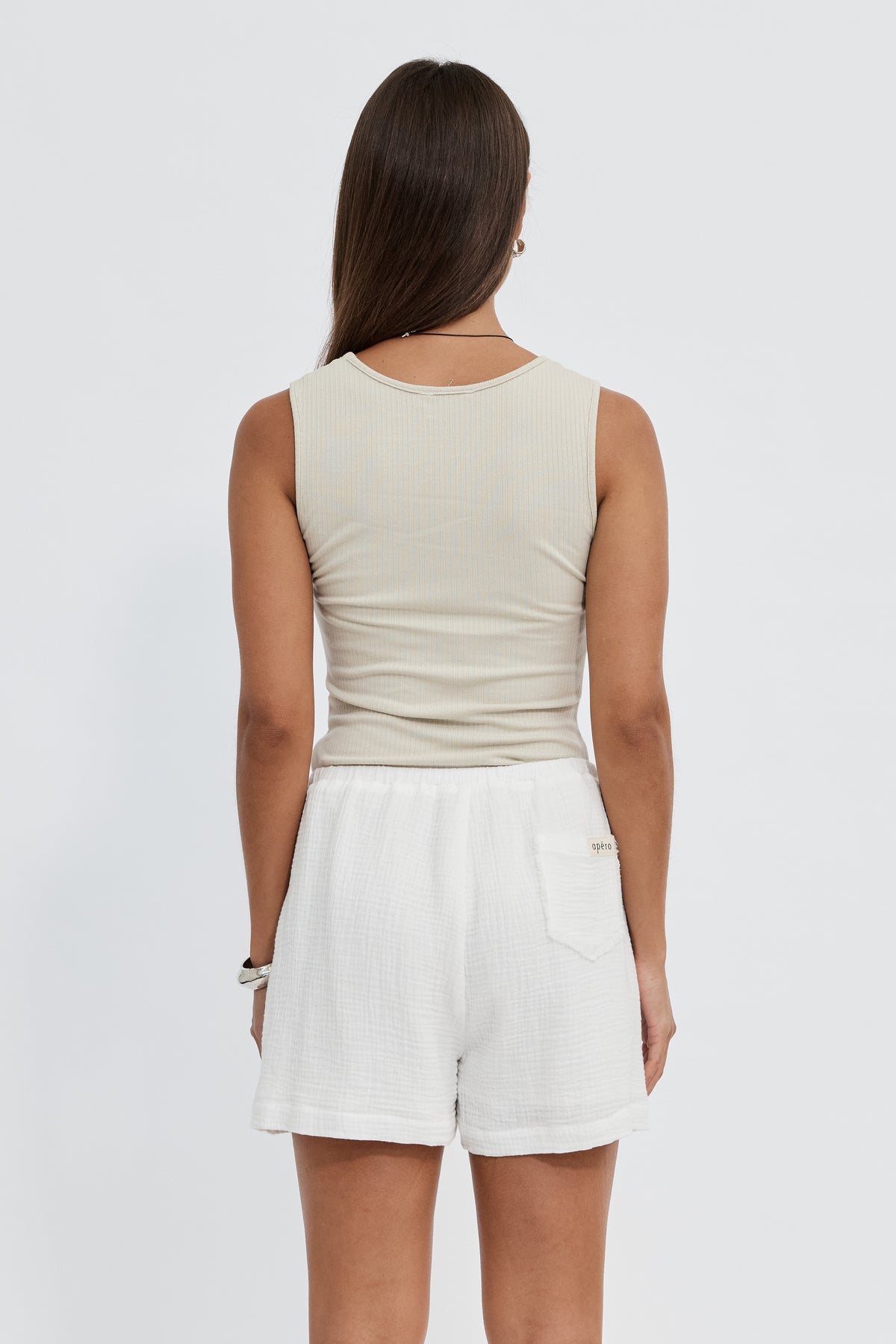 Reese Relaxed Short - White