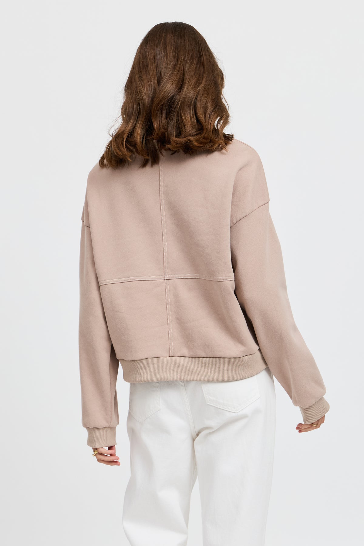 Miro Oversized Panel Jumper - Mushroom