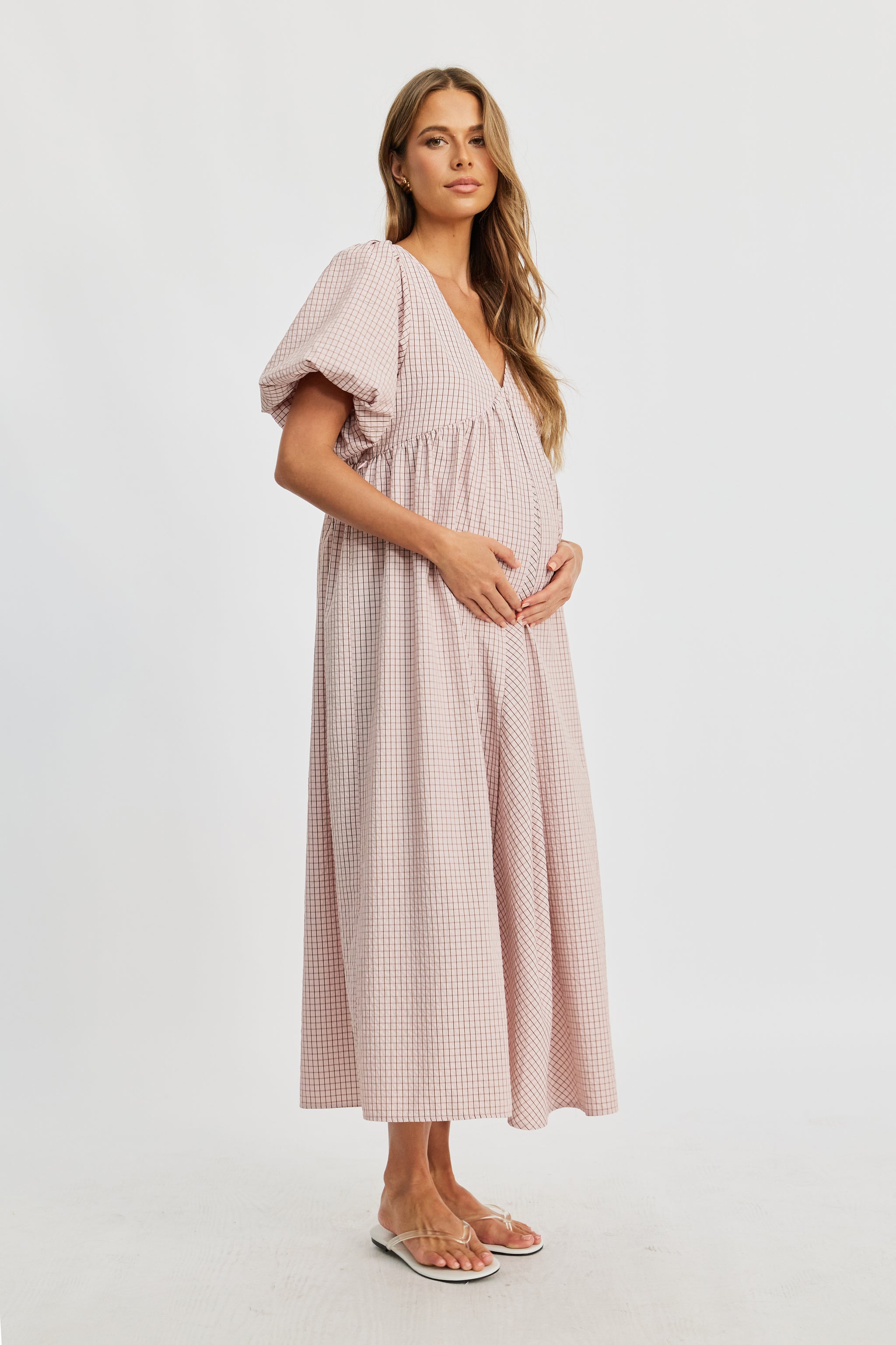 Nara Babydoll Midi Dress