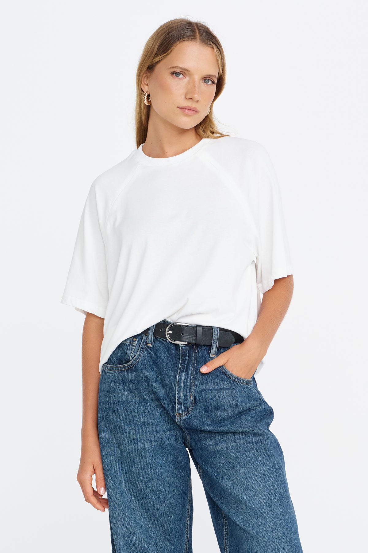 Classique Box-Cut Tee - White