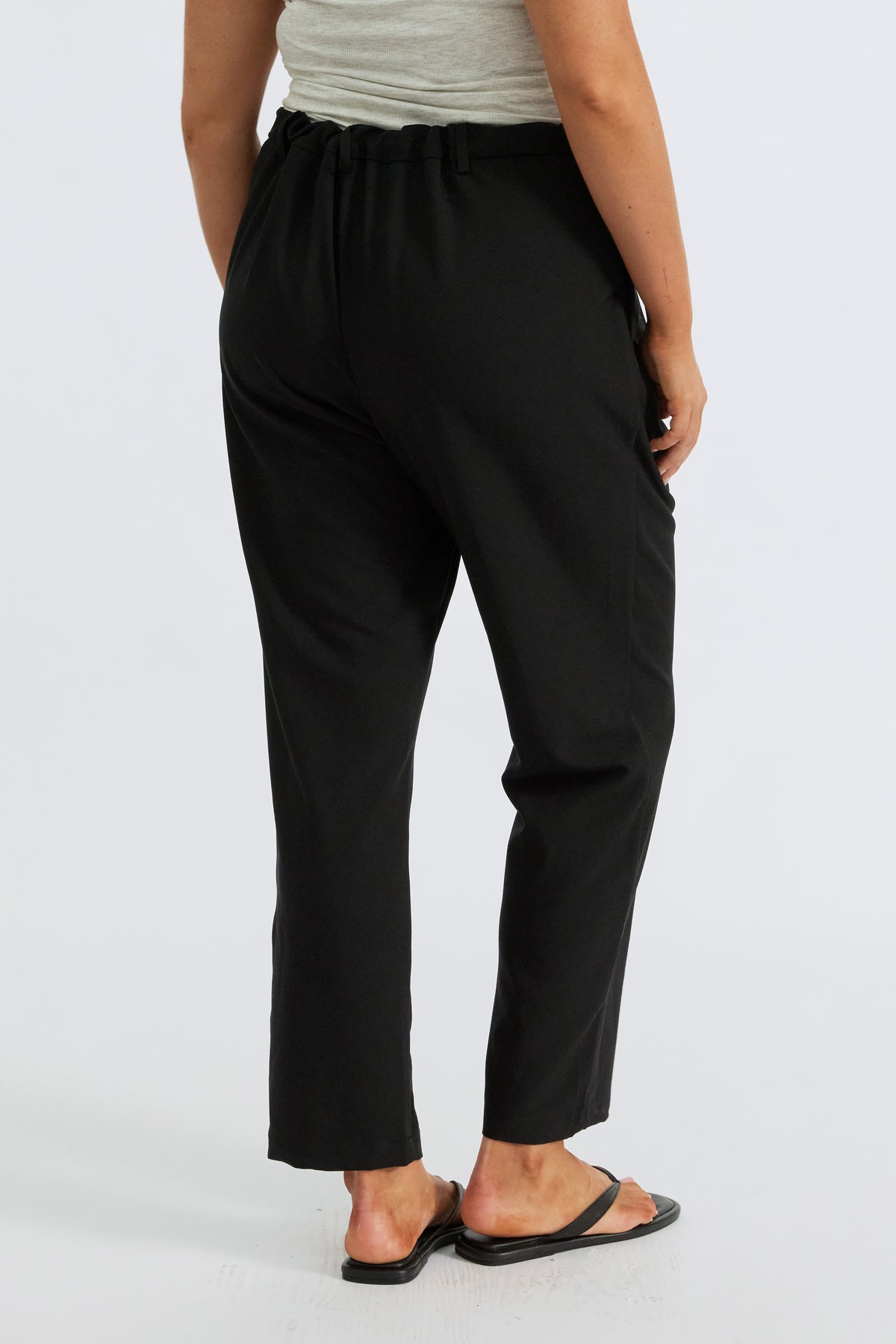 Sadie Adjustable Tailored Trouser - Black