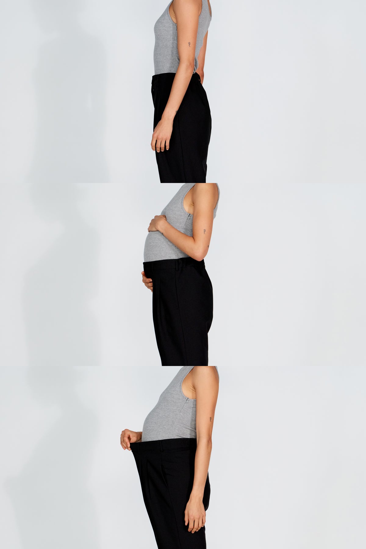 Sadie Adjustable Tailored Trouser - Black