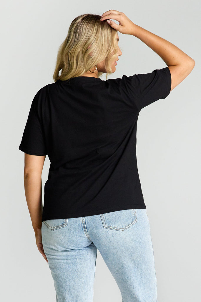 Wilderness Printed Tee - Black - Apero Label