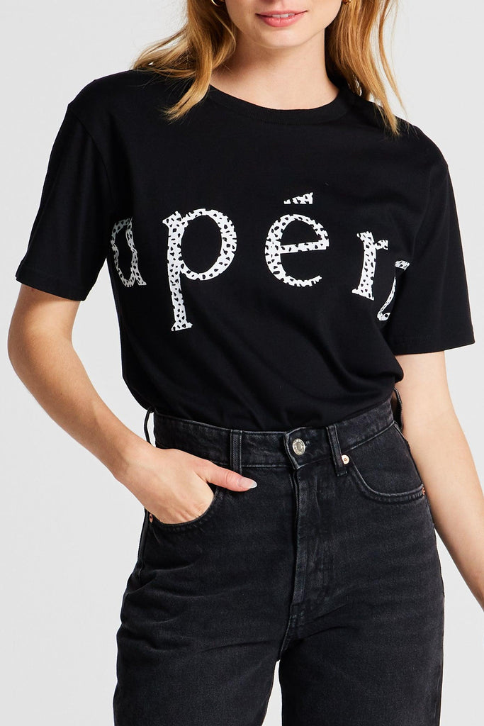 Wilderness Printed Tee - Black