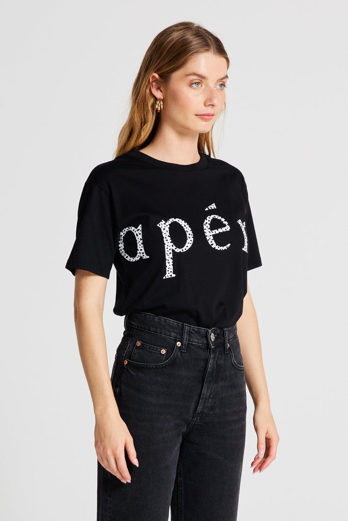 Wilderness Printed Tee - Black